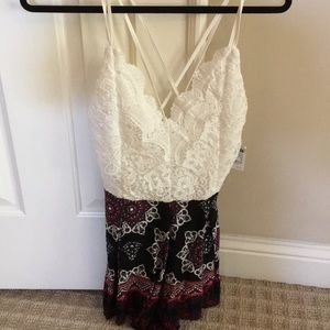 cross back romper